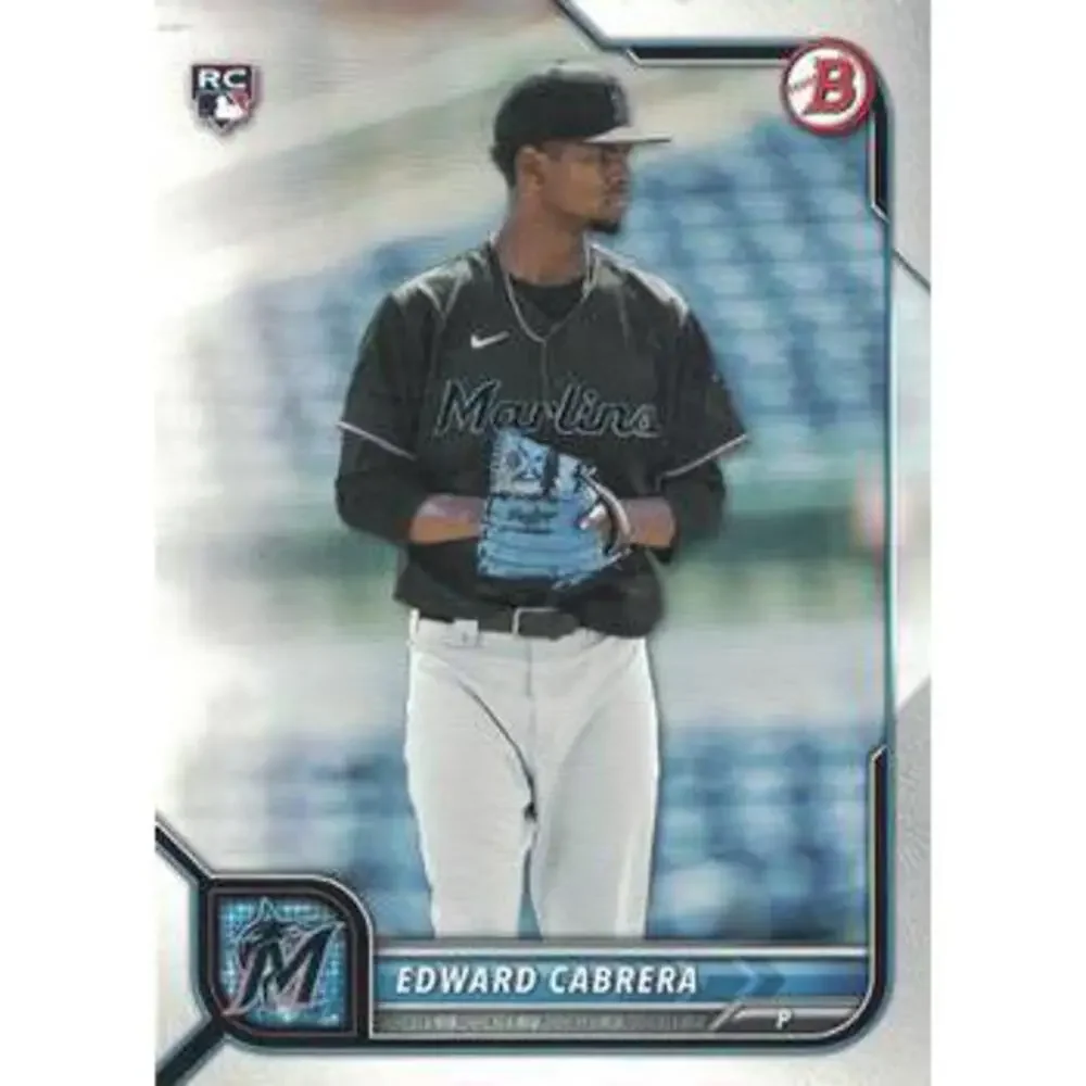 2022 Bowman Edward Cabrera Rookie #78 Miami Marlins